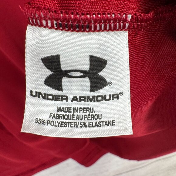 Under Armour USC Trojans Logo Polo Shirt Men's‎ Size XL Red/Maroon - Picture 8 of 12